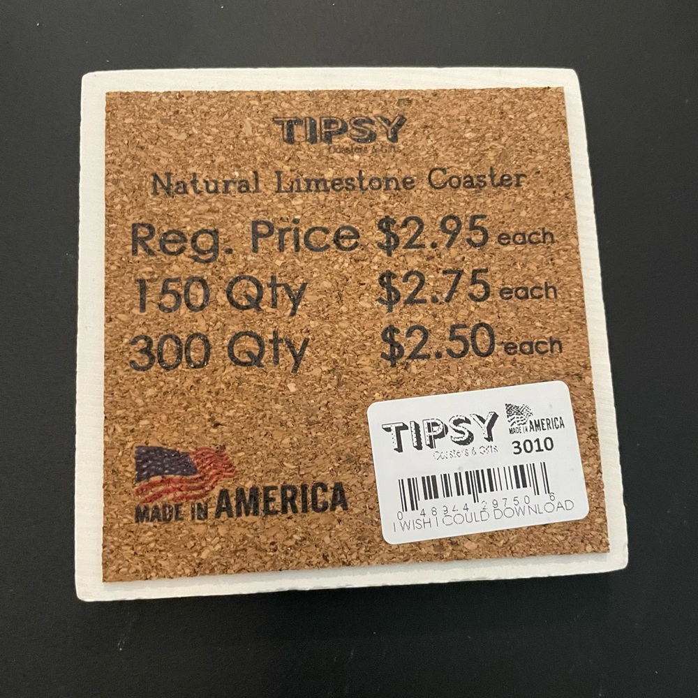 Humorous Ceramic Coaster - Picture 3 of 3